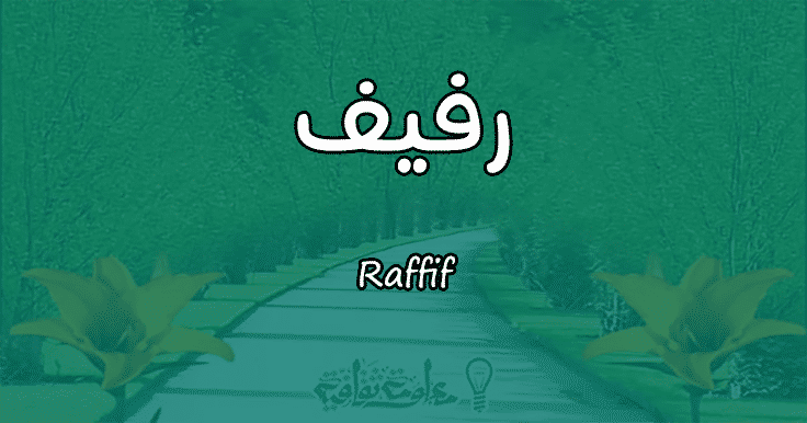 معنى اسم رفيف Raffif وصفات حاملة الاسم معلومة ثقافية