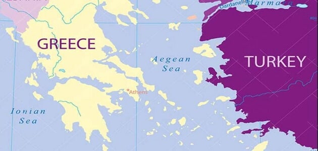 “جغرافيا” ماهو البحر الذي يفصل بين تركيا واليونان